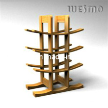 Wine Bottle Rack with Bamboo